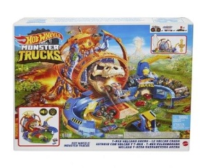 Hot Wheels Monster Trucks - T-Rex Volcano Arena