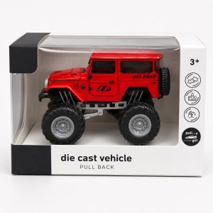 JEEP 4 SORT. PULL BACK 1:43
