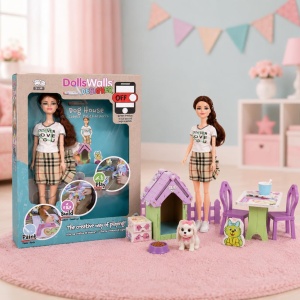 DOLLSWALLS DESIGNER CASOTA CÃO