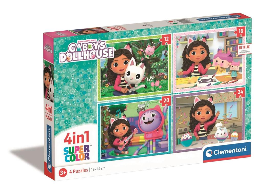 PZL GABBY'S DOLLHOUSE 4 EM 1