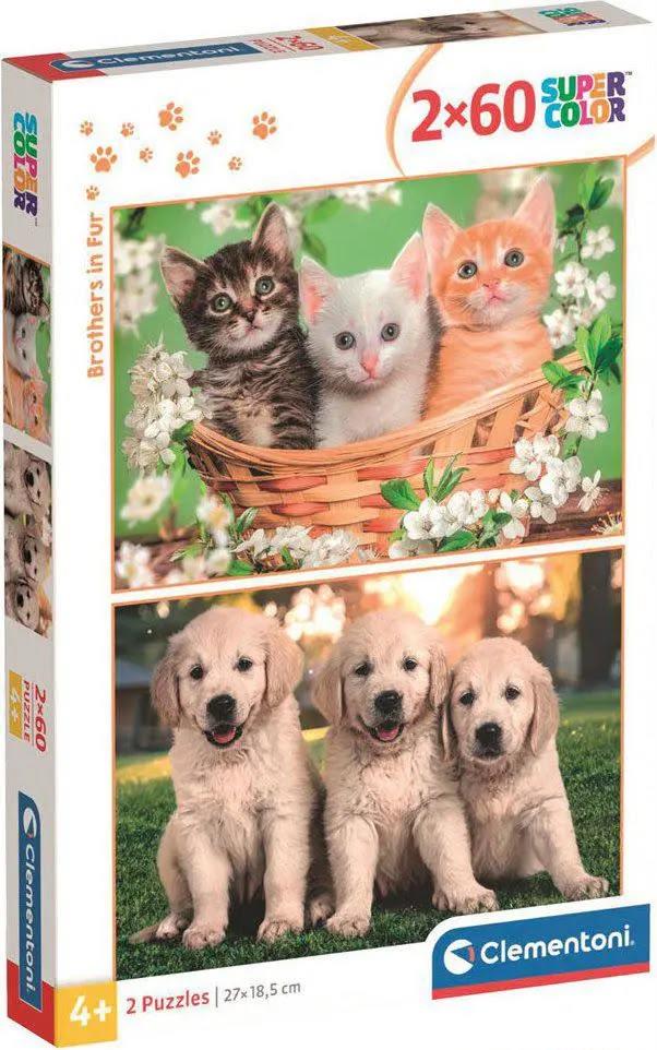 PUZZLE 2X60 BROTHERS IN FUR
