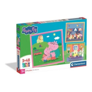 PUZZLE 3X48 PEPPA PIG