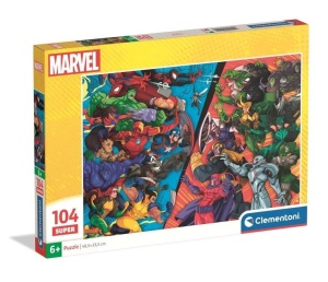 PUZZLE 104 MARVEL HEROES VS VILLAINS