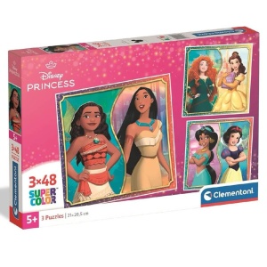 PUZZLE 3X48 DISNEY PRINCESAS