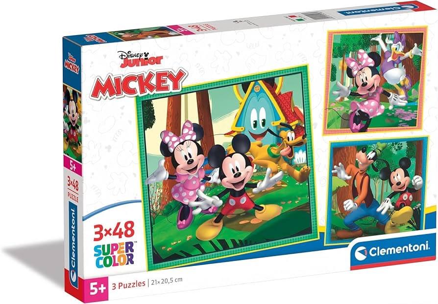 PUZZLE 3X48 MICKEY AND FRIENDS DISNEY