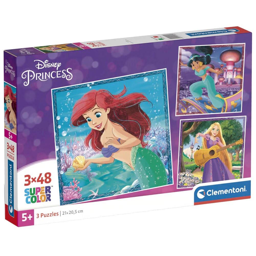 PUZZLE 3X48 DISNEY PRINCESS