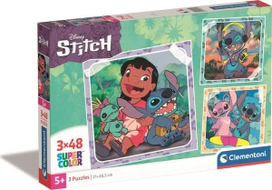 PUZZLE 3X48 STITCH DISNEY