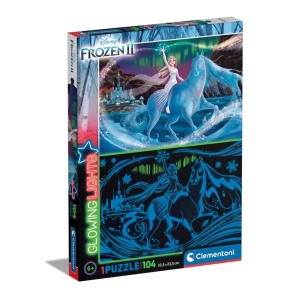 PUZZLE 104 GLOWING - FROZEN 2