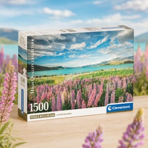 PUZZLE 1500 HQC LUPINS AT LAKE TEKAPO