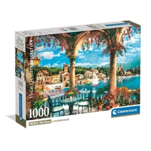PUZZLE 1000 HQC BALCONY VIEW OF LAKE COMO