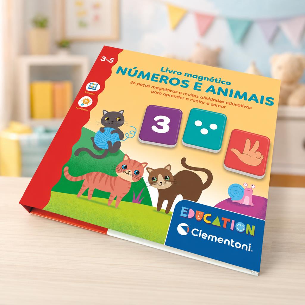LIVRO MAGNETICO - NUMEROS E ANIMAIS