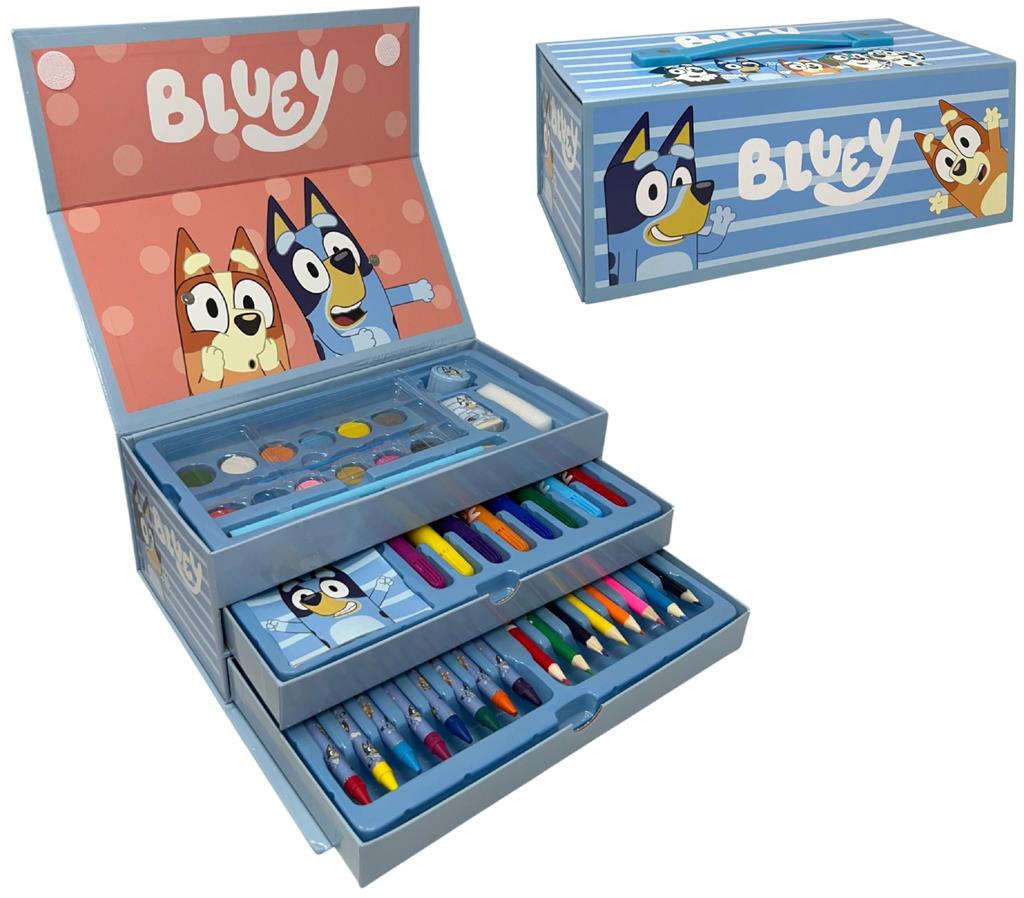 MALA CONJ COLORIR BLUEY