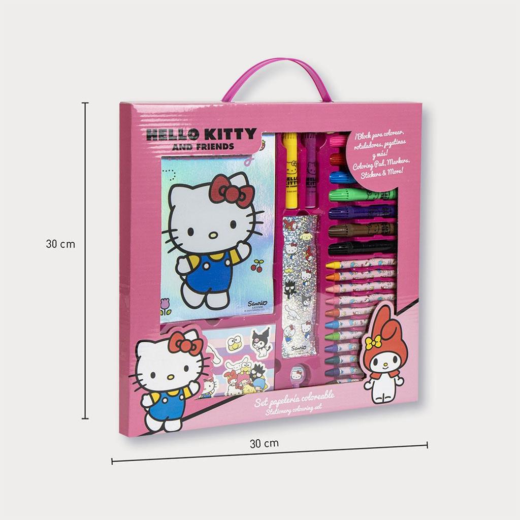 SET DE PAPELARIA HELLO KITTY