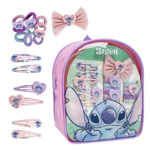 SET BELEZA MOCHILA STITCH
