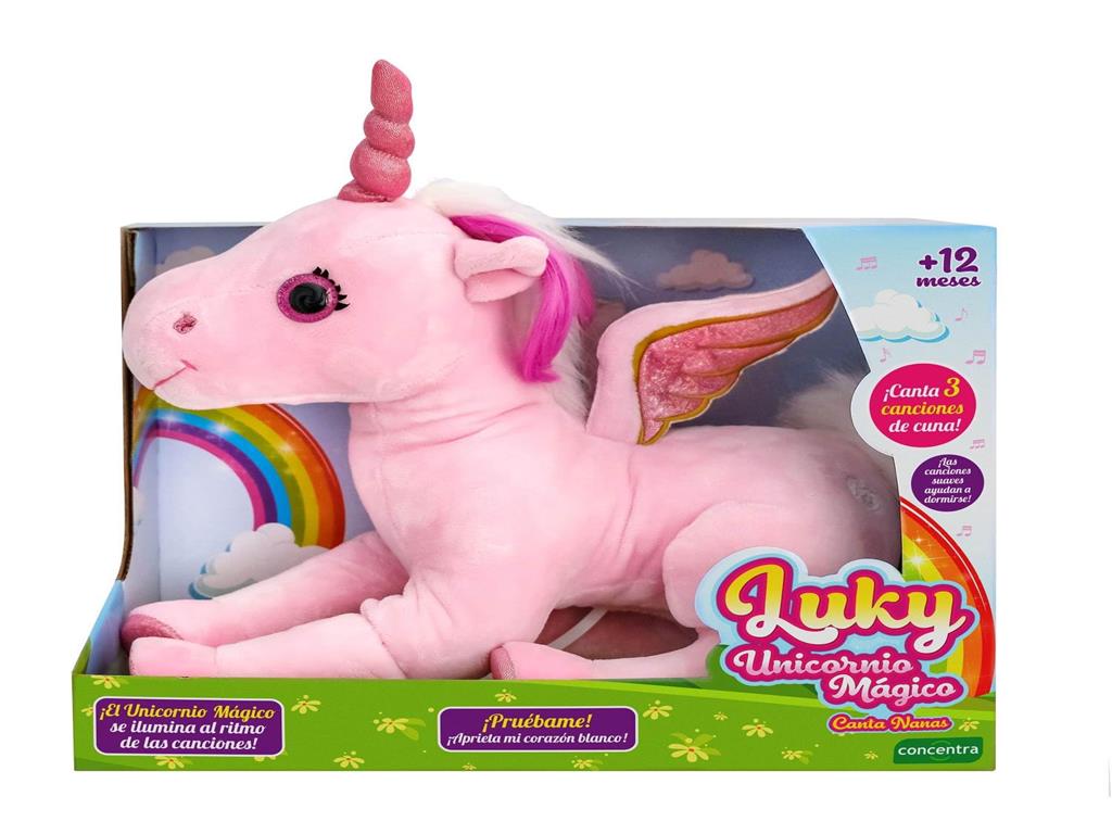 Luky - Unicórnio Mágico ROSA