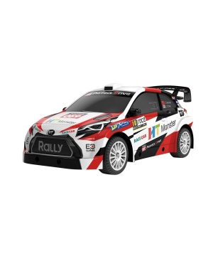 CARRO RACING BRANCO E VERMELHO 1:24