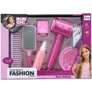 KIT DE CABELEIREIRO + CONJ SECADOR 9PÇS