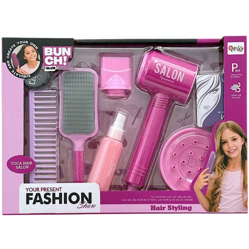 KIT DE CABELEIREIRO + CONJ SECADOR 9PÇS