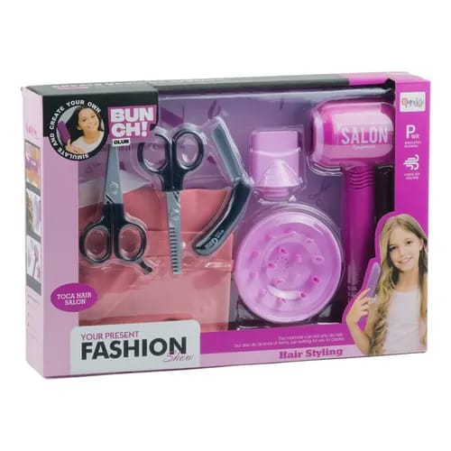 KIT DE CABELEIREIRO + CONJ SECADOR 7PÇS