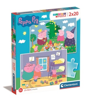 PUZZLE 2X20 PEPPA PIG