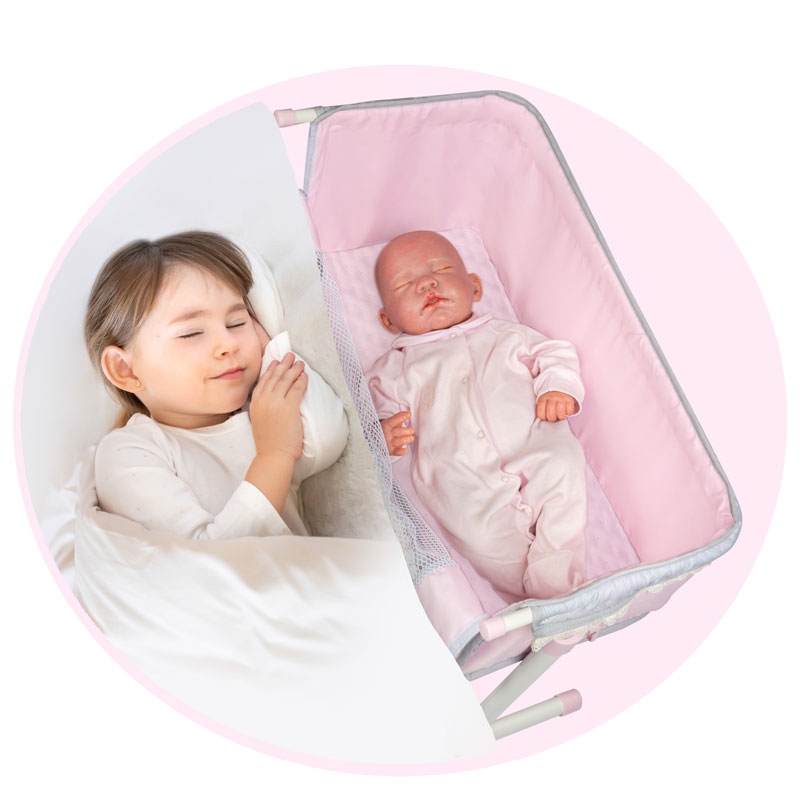 Berço ajustável DORME COMIGO - para bonecas de até 48 cm - Image 2