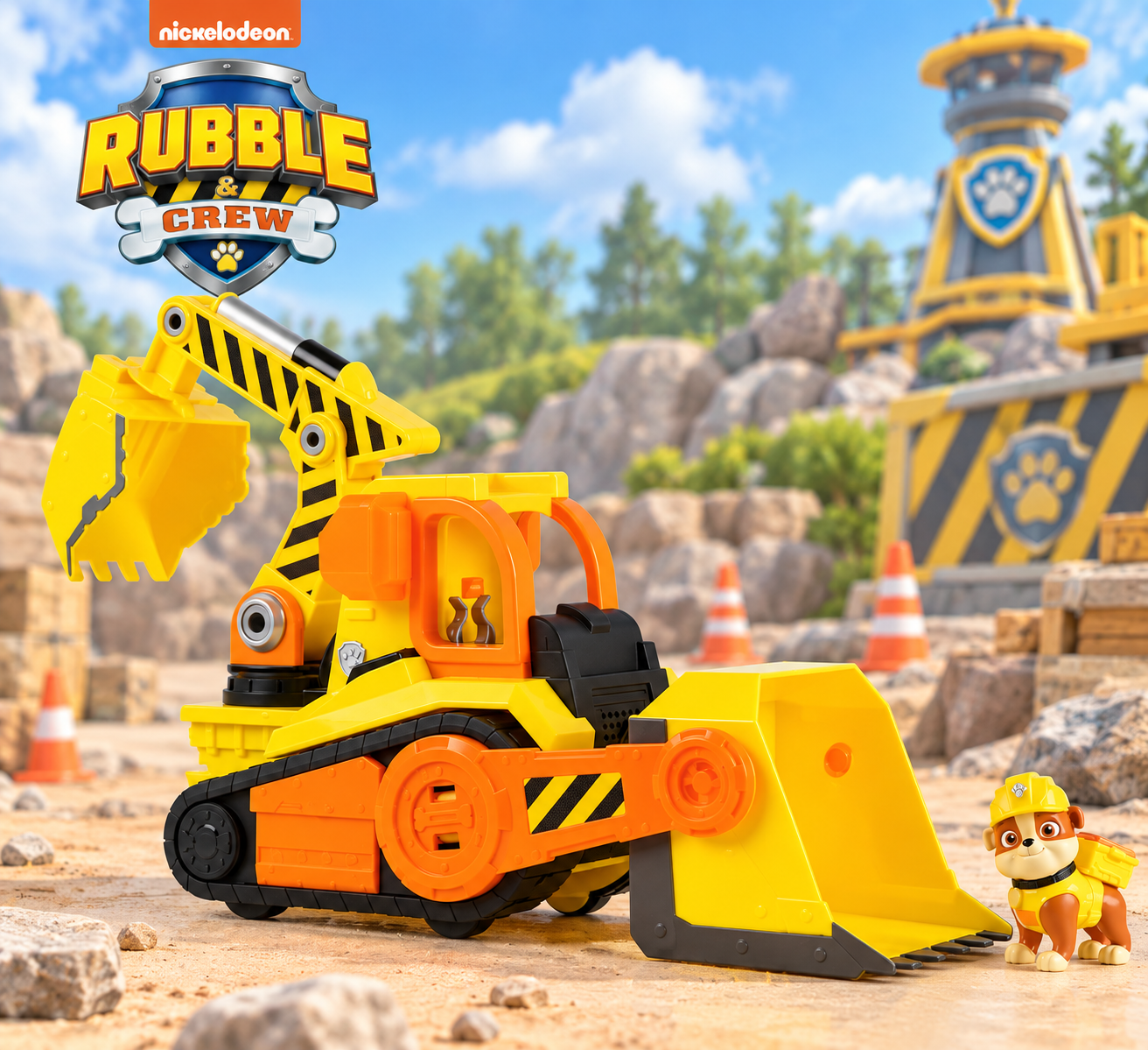 RUBBLE BARK YARD DELUXE BULLDOZER